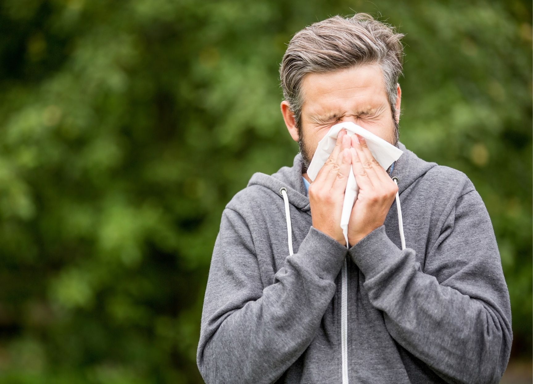 Patient with hay fever