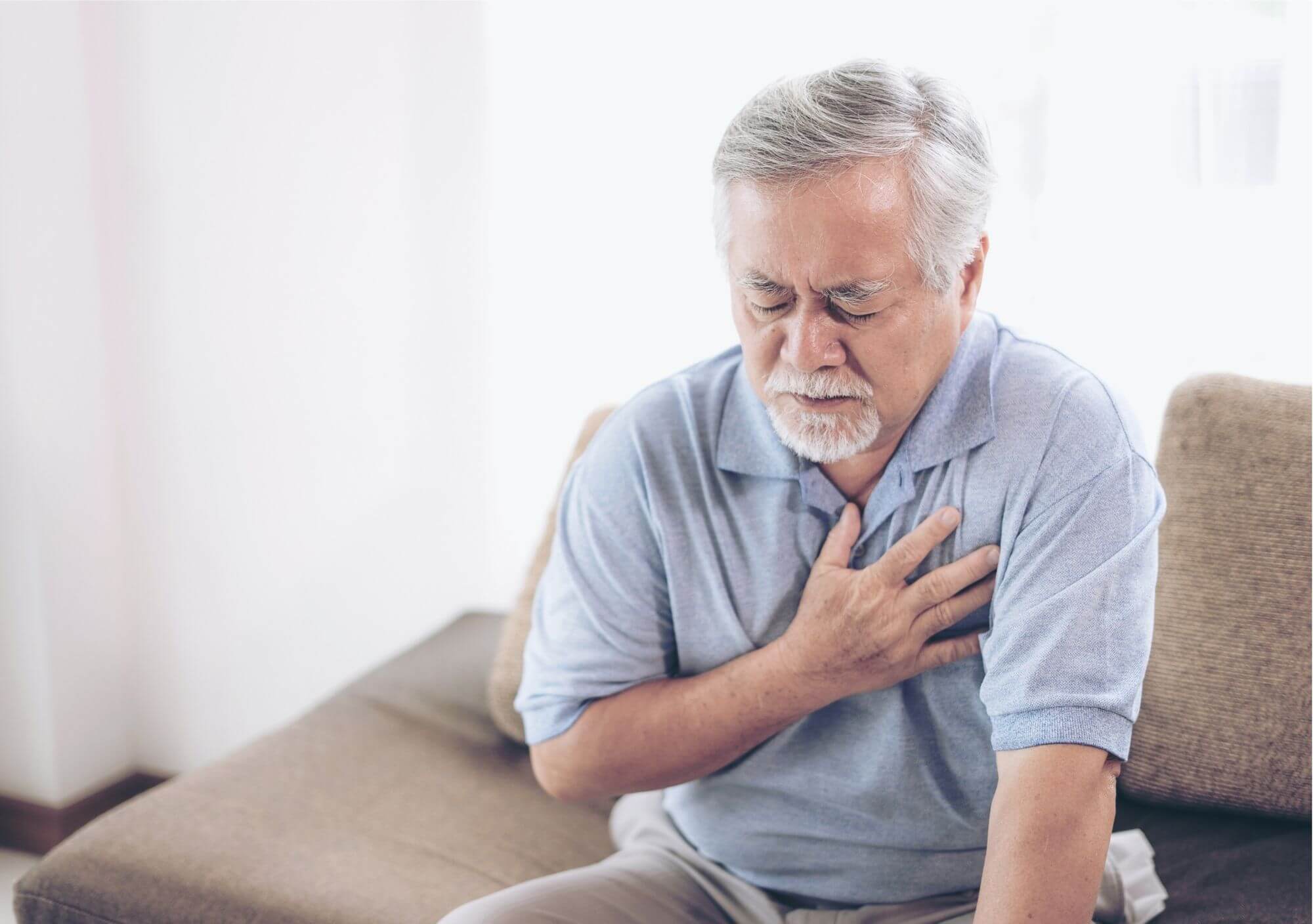 Male with heart problem